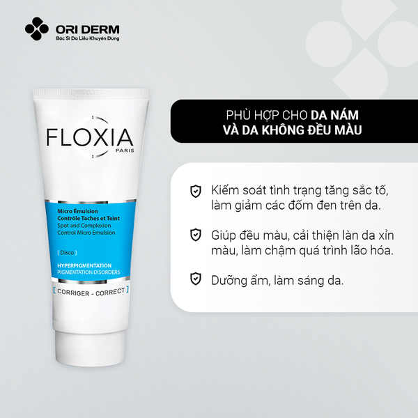 Công dụng kem dưỡng đều màu da Floxia Spot Emulsion 40ml