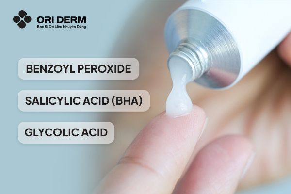 Các hoạt chất thường gặp trong thuốc chấm mụn