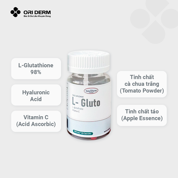 Thành phần viên uống chống nắng sáng da Intelderm