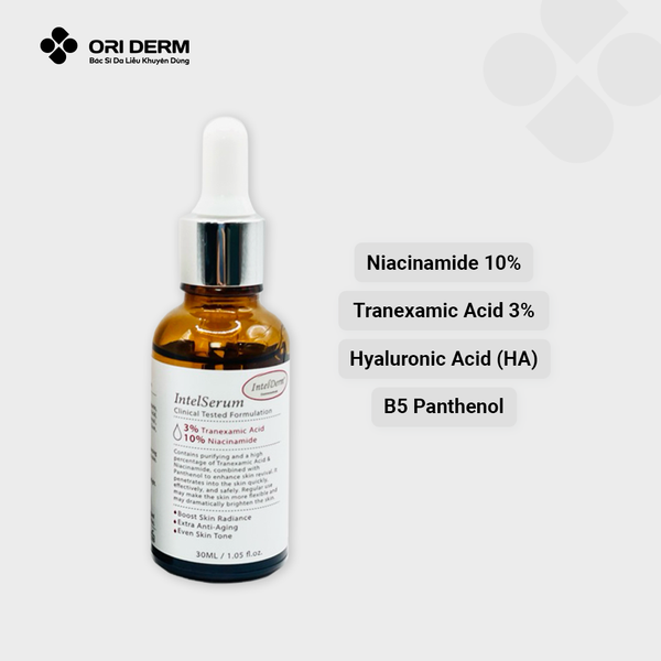 Thành phần serum IntelDerm Trx 3% Niacinamide 10%