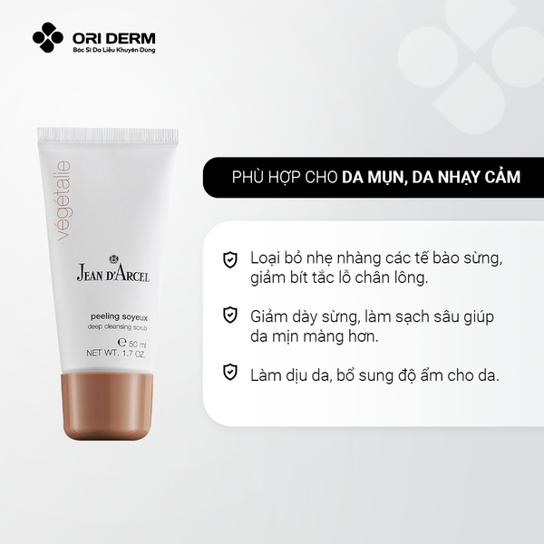 Công dụng tẩy tế bào chết Jean D'Arcel Deep Cleansing Scrub