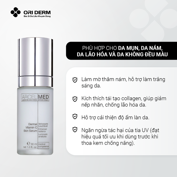 Công dụng của serum Jean D’Arcel Dermal Whitening 30ml