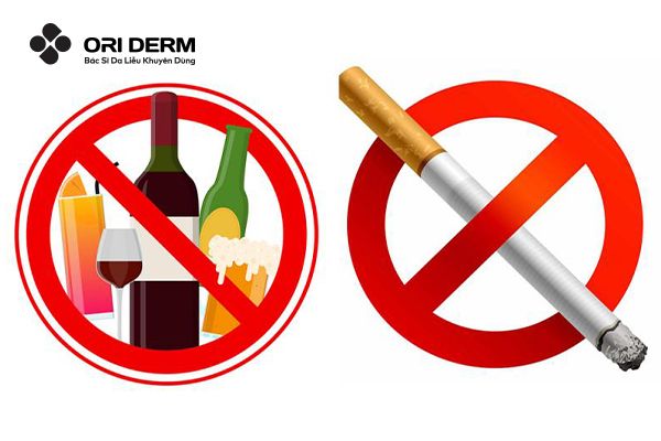 Không hút thuốc hay uống bia rượu