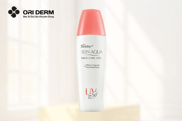 Kem chống nắng Sunplay Skin Aqua cho da nhạy cảm Mild Care Gel SPF50+