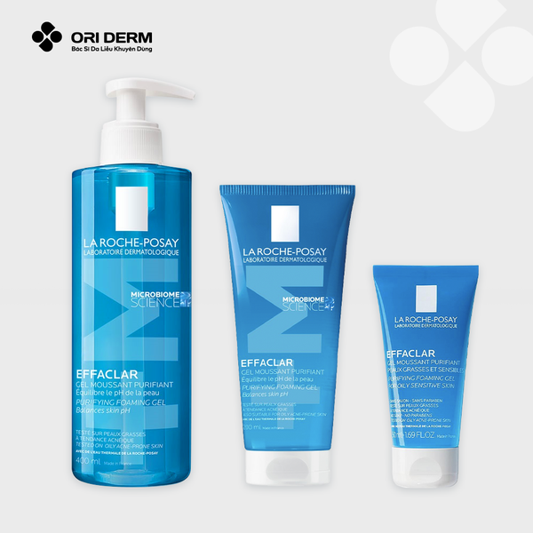 Gel rửa mặt da nhạy cảm Laroche Posay Effaclar Gel Moussant