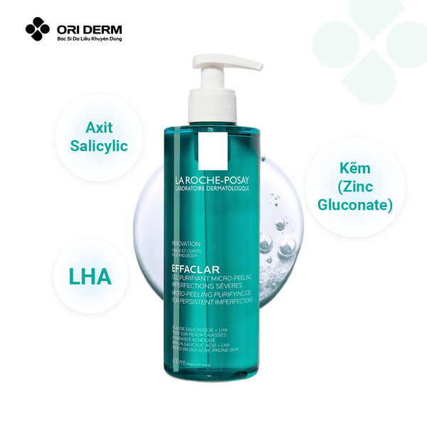 Thành phần gel rửa mặt Laroche Posay Effaclar Micro Peeling