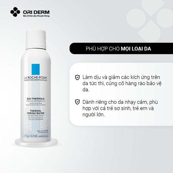 Công dụng xịt khoáng Laroche Posay Thermal Spring Water