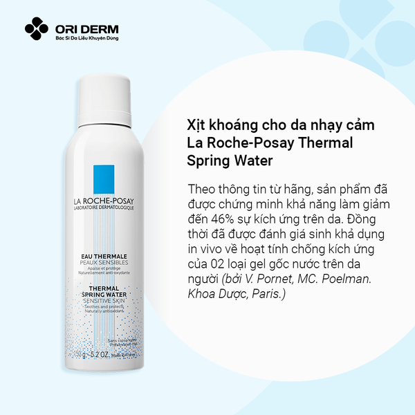 Ưu điểm của xịt khoáng Laroche Posay Thermal Spring Water