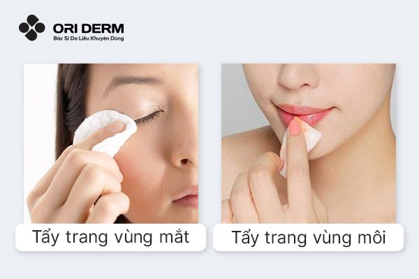 Lưu ý khi tẩy trang