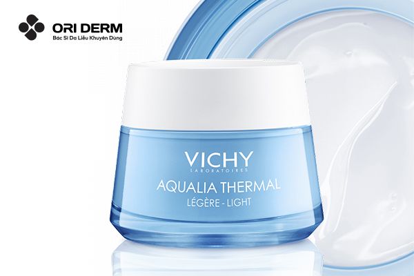 Kem dưỡng ẩm cấp nước Vichy Aqualia Thermal Rehydrating Cream - Light