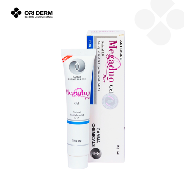 Bao bì gel chấm mụn mờ thâm Megaduo Plus tuýp 15g