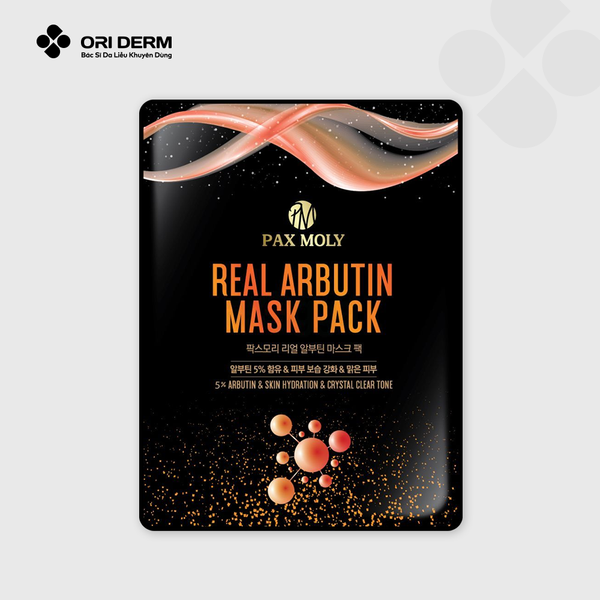 Mặt nạ dưỡng ẩm, làm sáng và đều màu da PAXMOLY Arbutin Mask