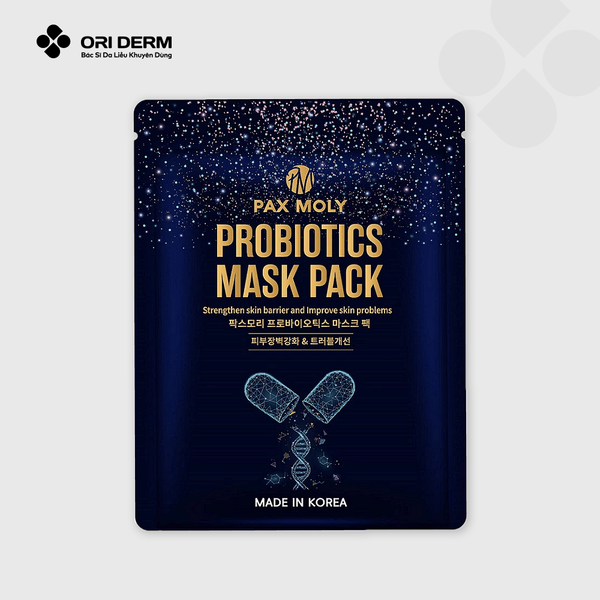 Mặt nạ dưỡng ẩm, làm sáng và mịn da PAXMOLY Probiotics Mask Pack
