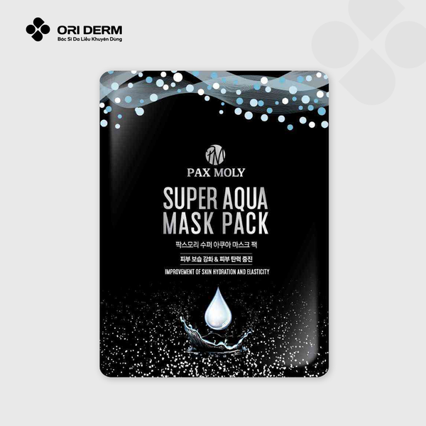 Mặt nạ dưỡng ẩm cho da căng bóng, mềm mại PAXMOLY Super Aqua Mask
