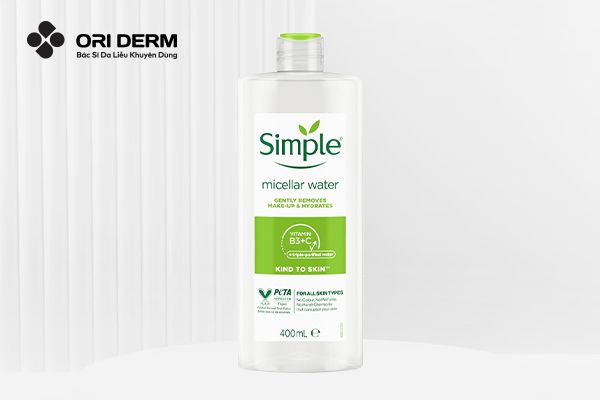 Nước tẩy trang Simple Cleansing Micellar Water