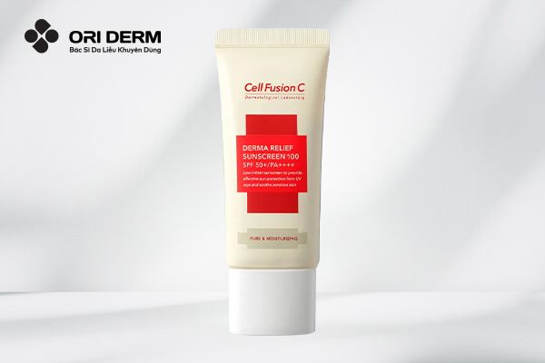 Kem chống nắng Cell Fusion C Derma Relief Sunscreen 100 SPF50+
