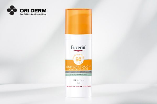 Kem chống nắng nâng tone cho da dầu Eucerin Sun Dry Touch CC Oil Control SPF50+