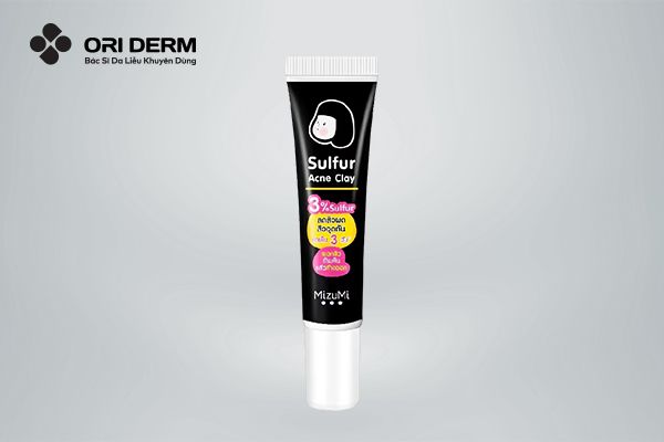 Mặt nạ đất sét giảm mụn ẩn MizuMi Sulfur Acne Clay