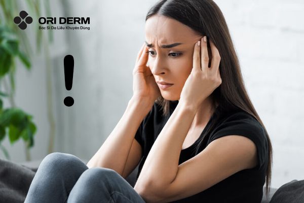 Điện di trị mụn viêm ở trán