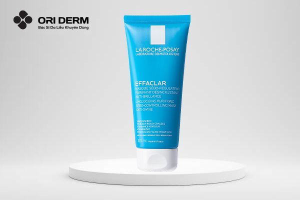 Mặt nạ bùn giảm mụn và giảm bóng nhờn Laroche Posay Effaclar Sebo-Controlling mask anti-shine