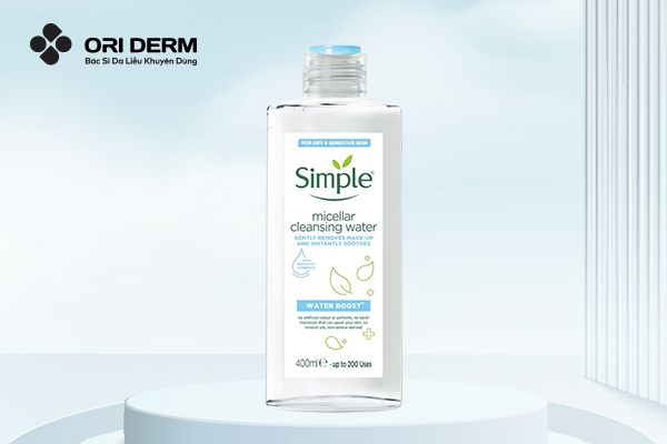 Nước tẩy trang Simple Water Boost Micellar Cleansing Water