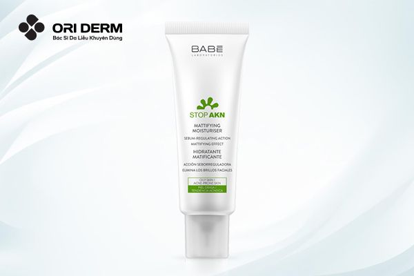 Kem dưỡng hỗ trợ giảm mụn Babe Stop AKN Mattifying Moisturiser