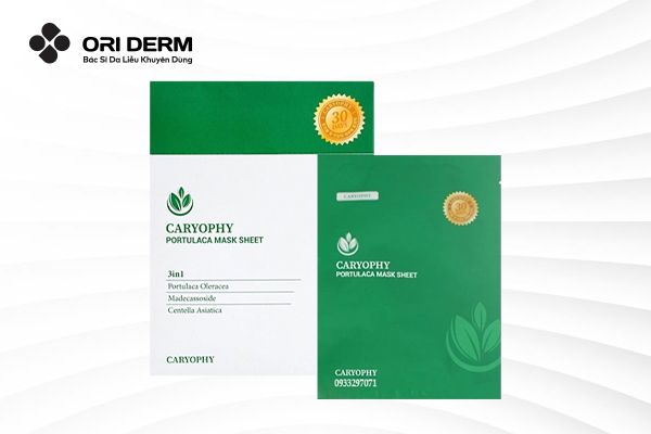 Mặt nạ trị mụn Caryophy Portulaca Mask Sheet 3IN1