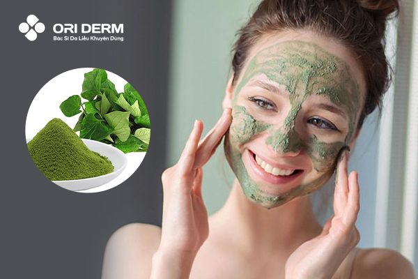 Trị mụn viêm đỏ tại nhà bằng rau diếp cá