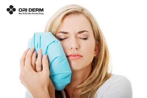 Chăm sóc da sau tiêm 24 giờ