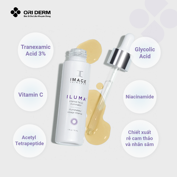 Thành phần serum trắng da mờ thâm nám Image ILLUMINATOR