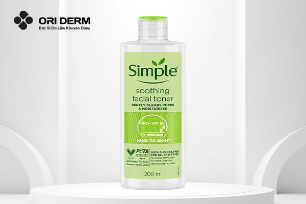 Nước hoa hồng Simple Soothing Facial Toner