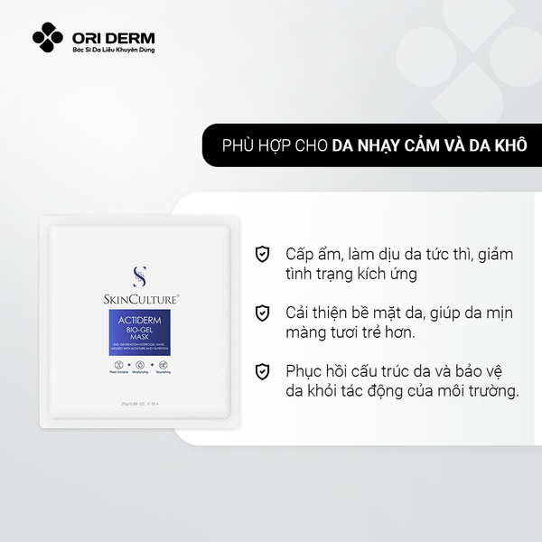 Công dụng mặt nạ SkinCulture Actiderm Bio Gel Mask