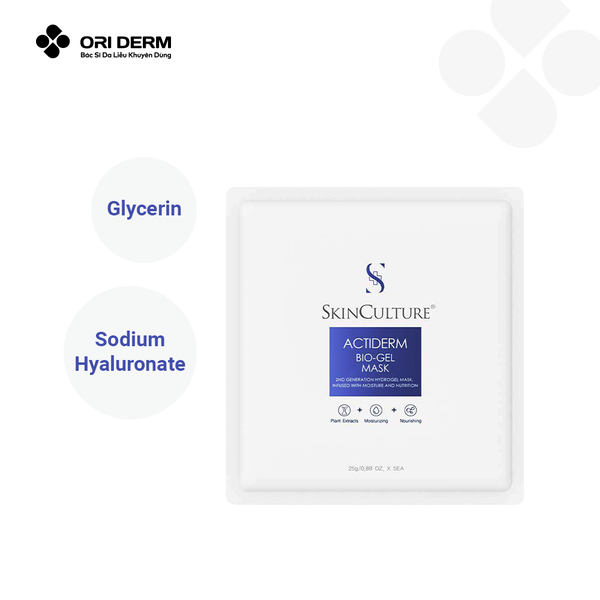 Thành phần mặt nạ SkinCulture Actiderm Bio Gel Mask