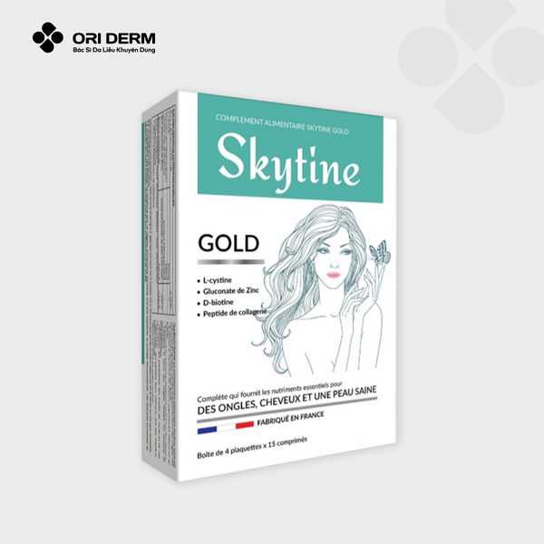 Viên uống chống lão hóa, đẹp da, tóc và móng Skytine Gold