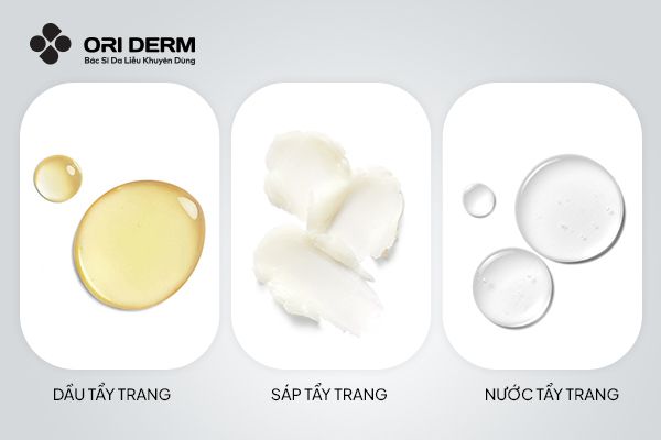 Phân biệt các loại tẩy trang phổ biến