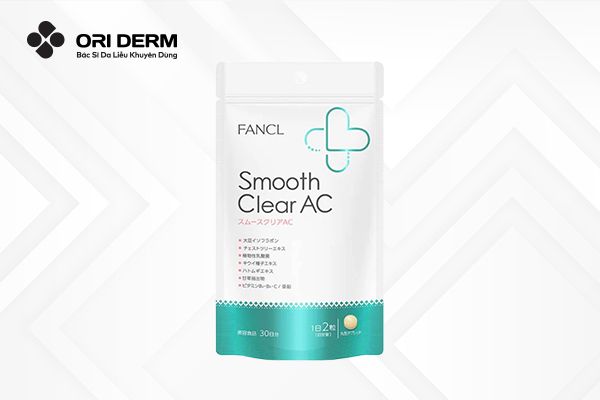 Thuốc uống trị mụn nội tiết cho nữ Fancl Smooth Clear AC