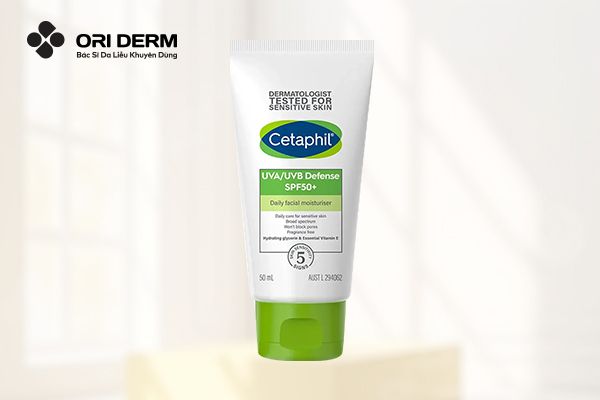 Kem chống nắng Cetaphil cho da nhạy cảm UVA/UVB Defense SPF50+