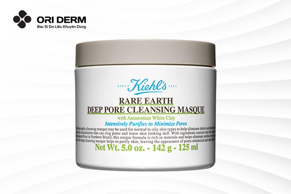 Mặt nạ đất sét Kiehl's Rare Earth Deep Pore Cleansing Masque trị mụn