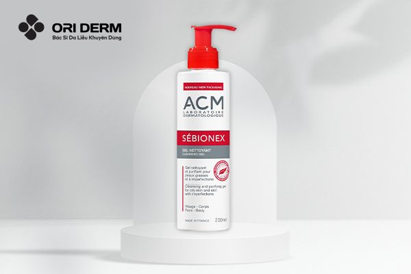 Sữa rửa mặt tạo bọt ACM Sebionex Cleansing