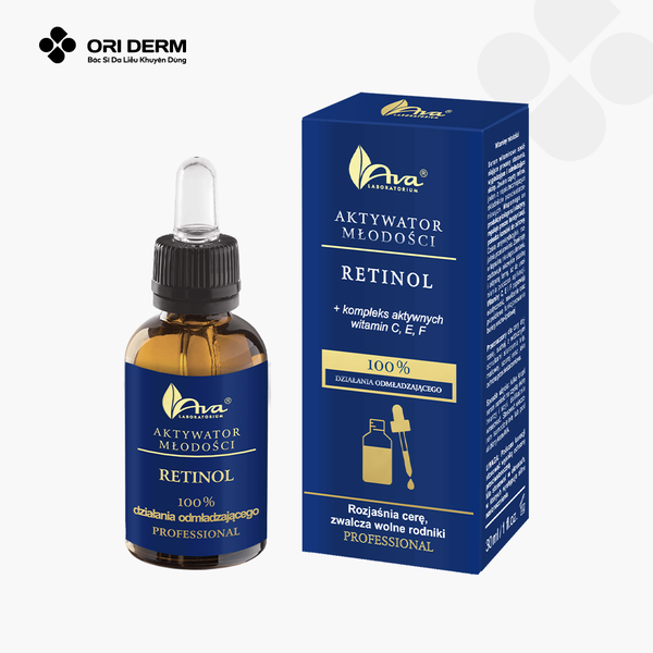 Serum dưỡng ẩm, sáng da Ava Retinol 0,5% Serum 30ml