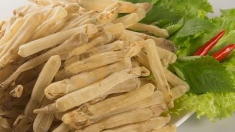 Những món ăn chế biến từ sá sùng khô ngon đến thế nào?