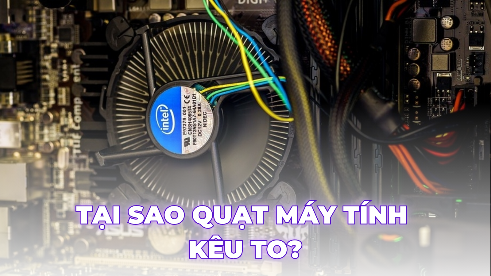 Tại sao quạt máy tính kêu to? Nguyên nhân và cách xử lý