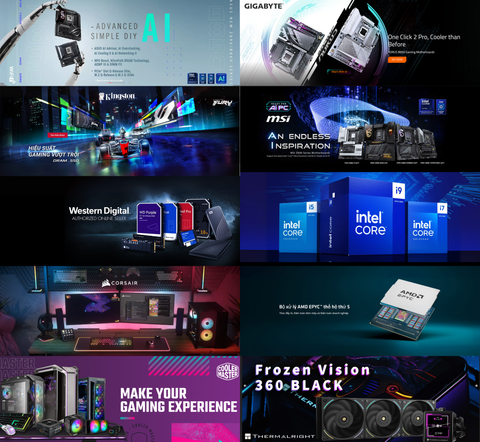 Top 10 Thương Hiệu Linh Kiện Máy Tính Được Yêu Thích Nhất Tại Việt Nam: Game thủ, dân văn phòng, ai cũng mê!