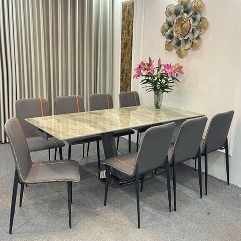 Top Những Mẫu Bộ Bàn Ăn 8 Ghế Đẹp – Đa Dạng Kiểu Dáng, Sang Trọng Và Hiện Đại