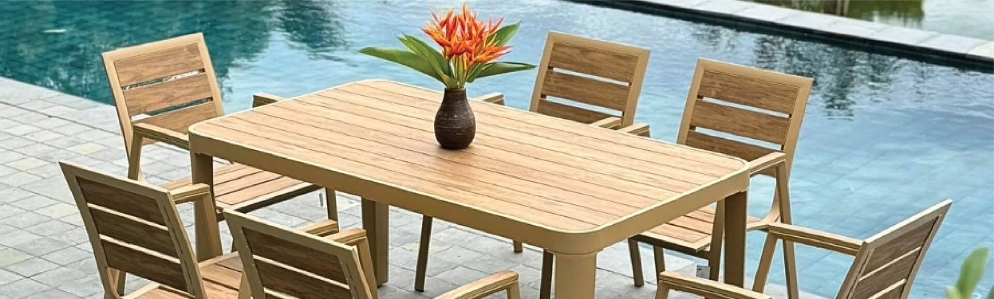 BÀN POLYWOOD GIẢ GỖ