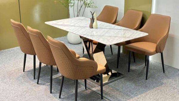 Bàn Ăn Mặt Đá Cao Cấp VNT76