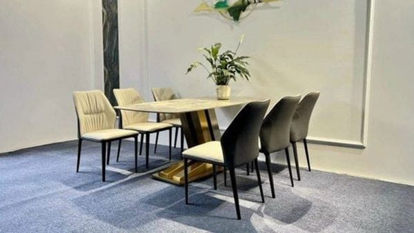 Bàn Ăn Mặt Đá Cao Cấp Zigzac