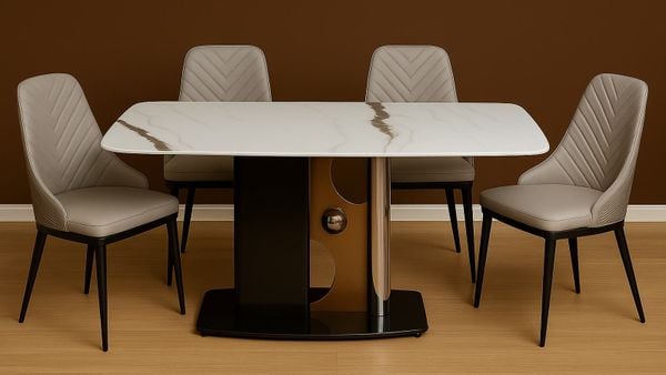 Bàn Ăn Mặt Đá Cao Cấp HSBA026