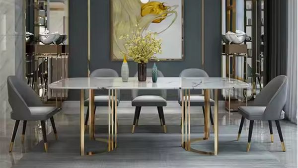 Bàn Ăn Mặt Đá Calliope DPBA02