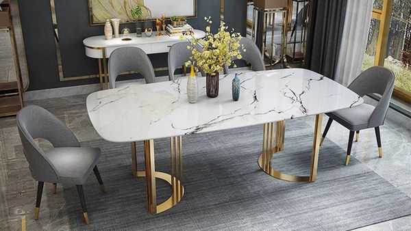 Bàn Ăn Mặt Đá Calliope DPBA02